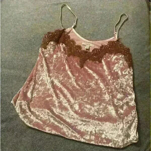M Pink velvet with lace Deane camo fall, concert, boho